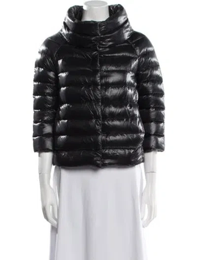 Pre-owned Herno Down Jacket In Black
