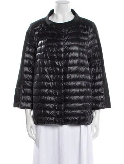 Pre-owned Herno Down Jacket In Black