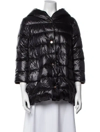 Pre-owned Herno Down Jacket In Black