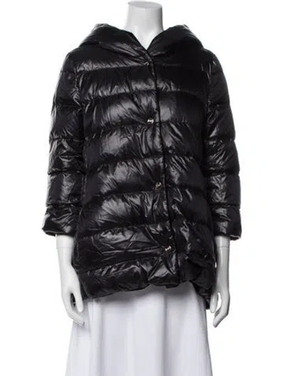 Pre-owned Herno Down Jacket In Black