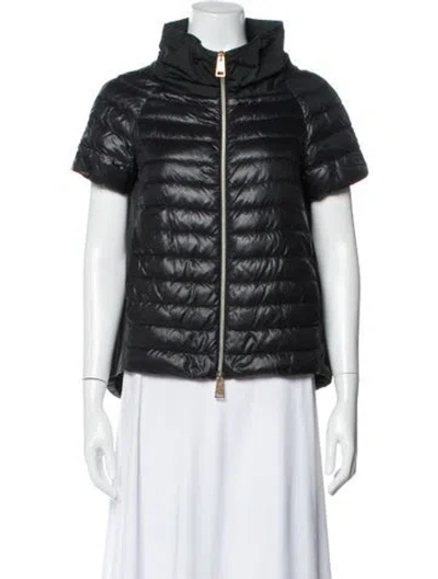 Pre-owned Herno Down Jacket In Black