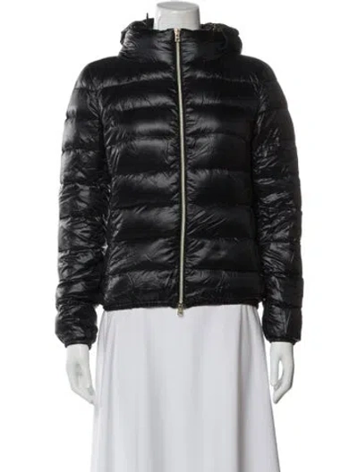 Pre-owned Herno Down Jacket In Black
