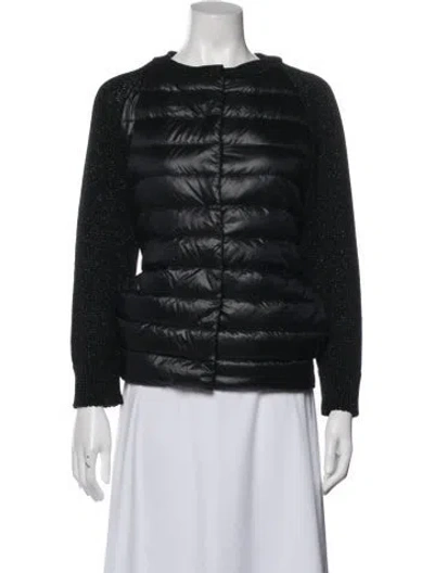 Pre-owned Herno Down Jacket In Black