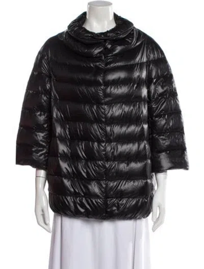 Pre-owned Herno Down Jacket In Black