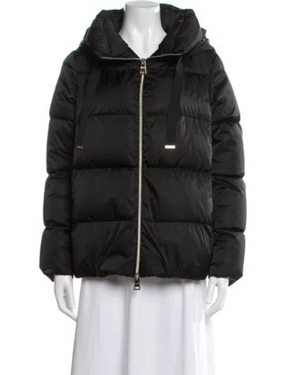 Pre-owned Herno Down Jacket In Black
