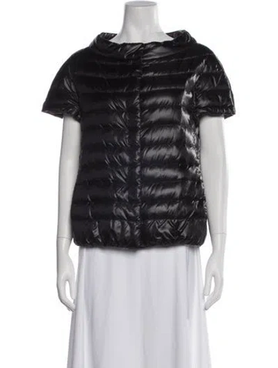 Pre-owned Herno Down Jacket In Black
