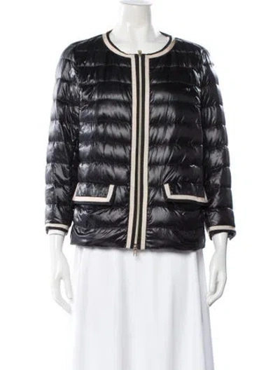 Pre-owned Herno Down Jacket In Black