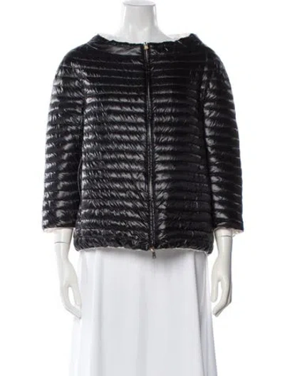 Pre-owned Herno Down Jacket In Black