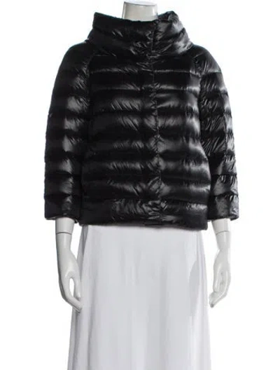 Pre-owned Herno Down Jacket In Black