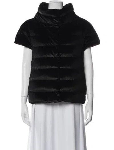 Pre-owned Herno Down Jacket In Black
