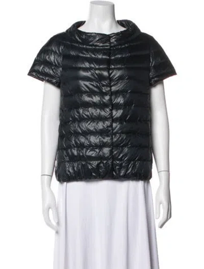 Pre-owned Herno Down Jacket In Black
