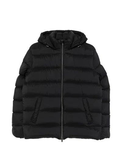 Herno Nylon Down Jacket In Black