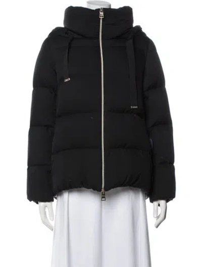 Pre-owned Herno Down Jacket In Black
