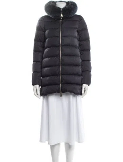 Pre-owned Herno Down Jacket In Black