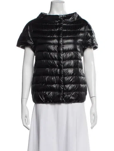 Pre-owned Herno Down Jacket In Black