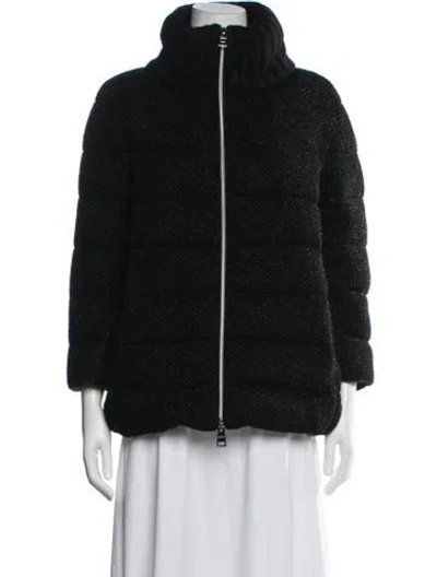 Pre-owned Herno Down Jacket In Black
