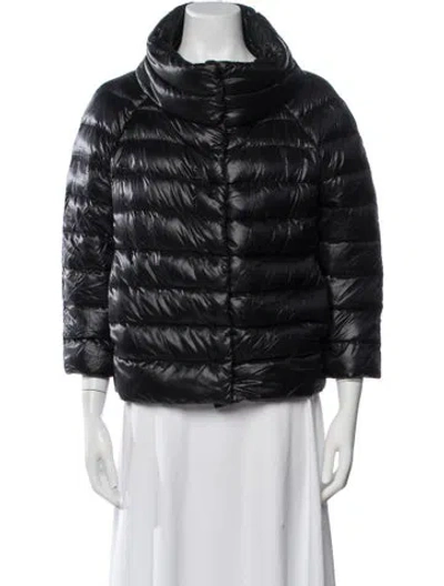 Pre-owned Herno Down Jacket In Black