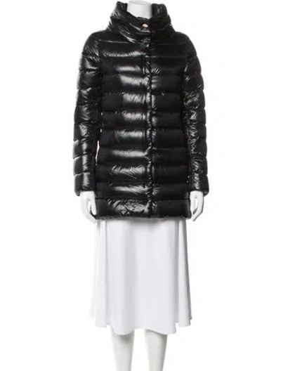 Pre-owned Herno Down Jacket In Black