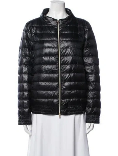 Pre-owned Herno Down Jacket In Black