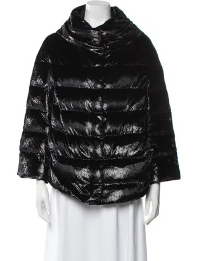 Pre-owned Herno Down Jacket In Black