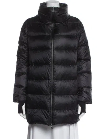 Pre-owned Herno Down Jacket In Black
