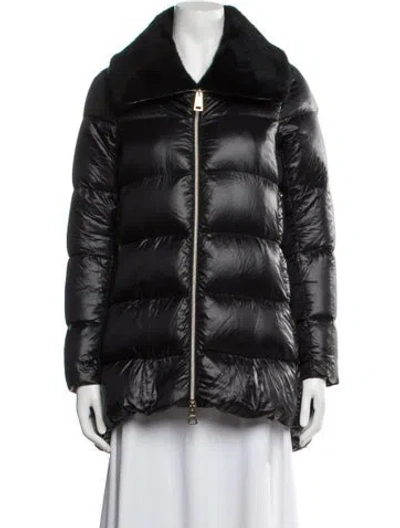 Pre-owned Herno Down Jacket In Black