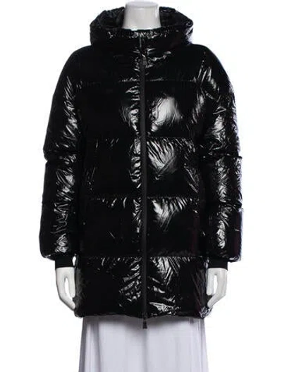 Pre-owned Herno Down Jacket In Black
