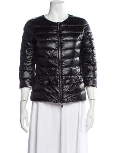 Pre-owned Herno Down Jacket In Black