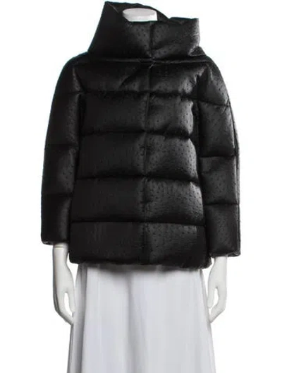 Pre-owned Herno Down Jacket In Black