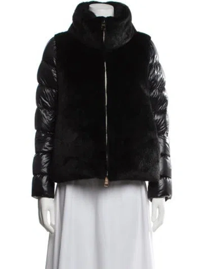 Pre-owned Herno Down Jacket In Black