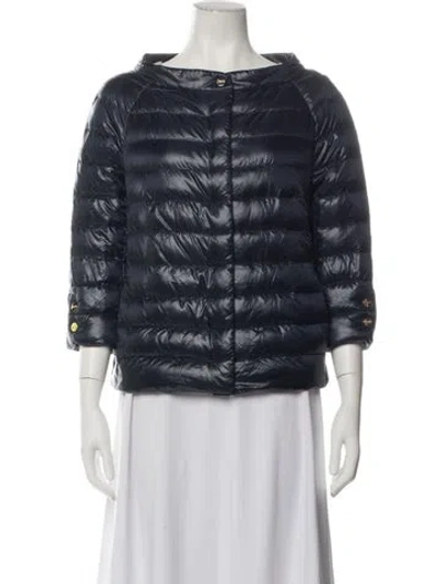 Pre-owned Herno Down Jacket In Black