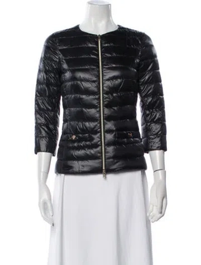Pre-owned Herno Down Jacket In Black