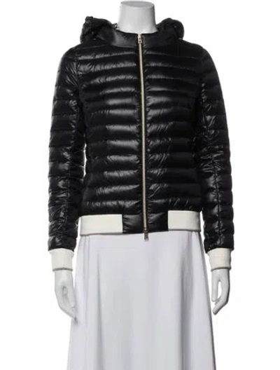 Pre-owned Herno Down Jacket In Black