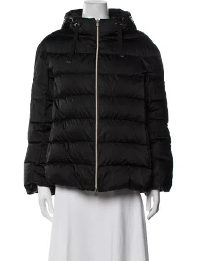 Pre-owned Herno Down Jacket In Black