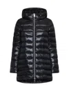 Herno Down Jacket In Ultralight Nylon And Techno Taffeta In Black