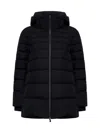 Herno Ashapre Gore Black Down Jacket In Black