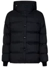 Herno Nylon Microfibre Bomber Jacket In Black
