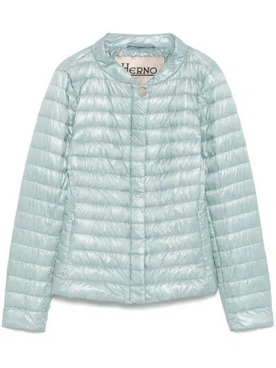 Herno Klassische Daunenjacke In Blau