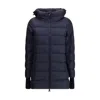 Herno Hooded Quilted Nylon Jacket In Blue