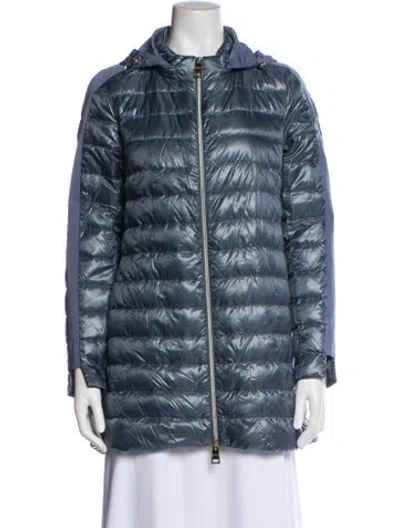 Pre-owned Herno Down Jacket In Blue