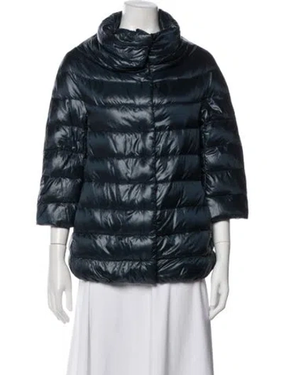 Pre-owned Herno Down Jacket In Blue