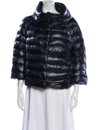 Pre-owned Herno Down Jacket In Blue