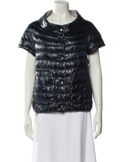 Pre-owned Herno Down Jacket In Blue