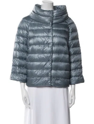 Pre-owned Herno Down Jacket In Blue