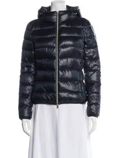 Pre-owned Herno Down Jacket In Blue