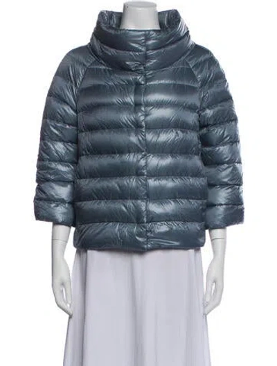 Pre-owned Herno Down Jacket In Blue