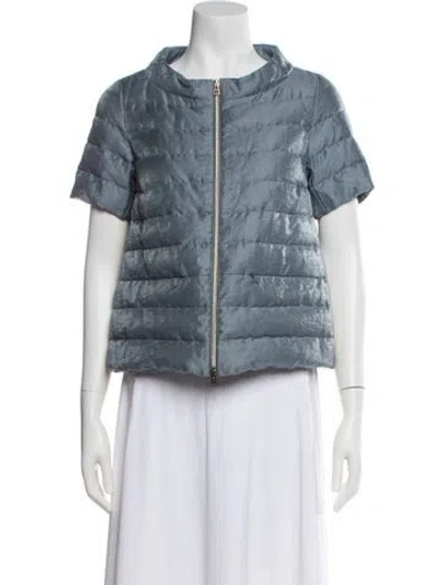 Pre-owned Herno Down Jacket In Blue