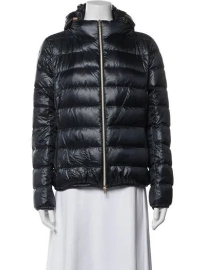 Pre-owned Herno Down Jacket In Blue