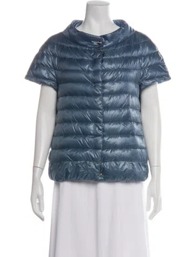 Pre-owned Herno Down Jacket In Blue