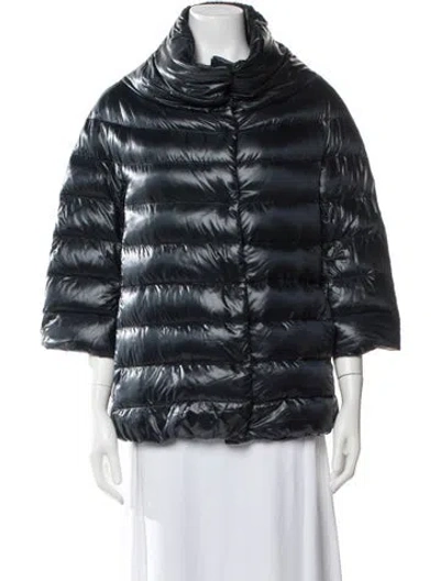Pre-owned Herno Down Jacket In Blue
